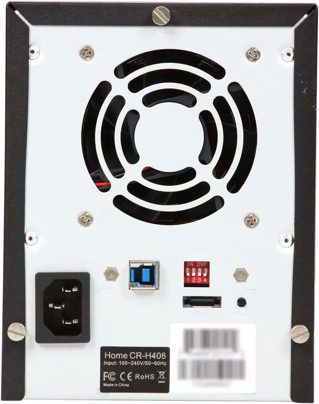 Alt view image 4 of 6 - CineRAID Home 4 BAY eSATA & USB 3.0 RAID Data Storage Enclosure w/ 4 Hot Swappable drives (CR-H408)