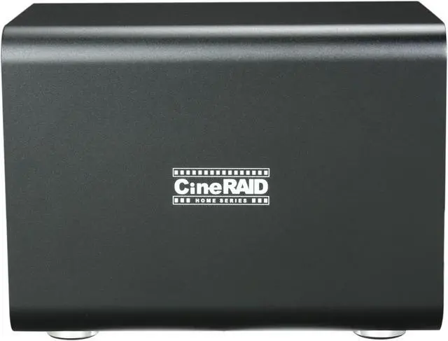 Alt view image 3 of 6 - CineRAID CR-H458 Hardware RAID 0, 1, 10, 3 and RAID 5, Support 4 x 3.5" Hot Swappable Drive Bays USB 3.0 eSATA RAID SubSystem