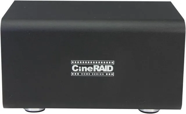 Alt view image 5 of 7 - CineRAID CR-H252B Dual 3.5 Bay Quiet USB 3.0 RAID Enclosure (No Drives)