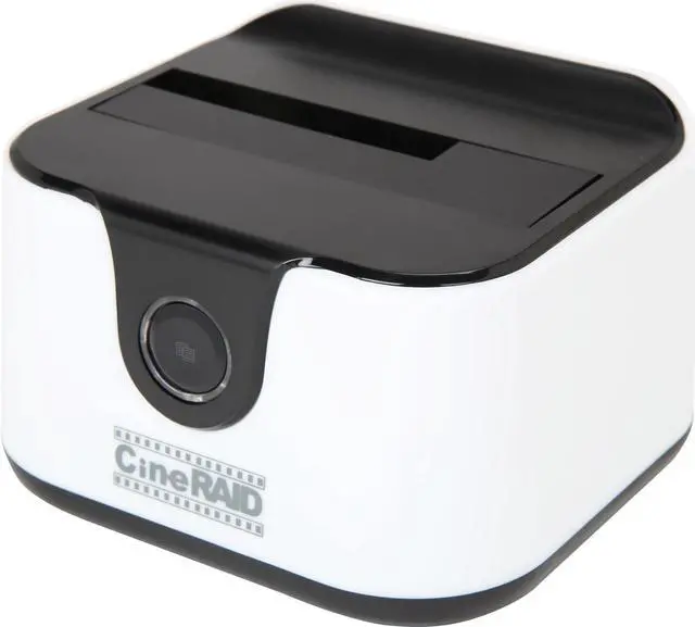 Main image of CineRAID CR-H115 (Color White) USB 3.0 Single (3.5" / 2.5") Dock Station