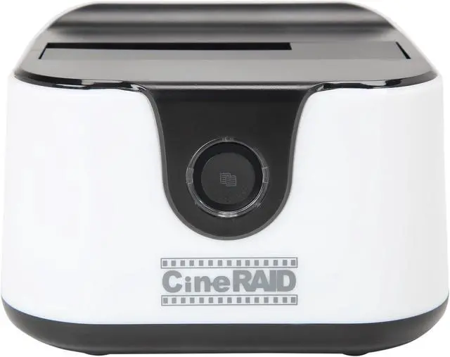 Alt view image 3 of 7 - CineRAID CR-H115 (Color White) USB 3.0 Single (3.5" / 2.5") Dock Station