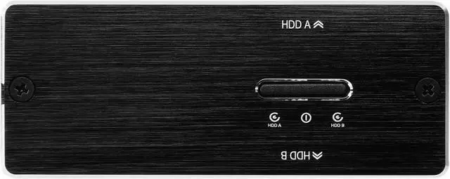 Alt view image 2 of 6 - CineRAID CR-H218 RAID 0 / 1 / JBOD / Normal USB 3.1 Gen2 (10Gbps) type C dual 2.5" BAY silent hand held RAID Enclosure