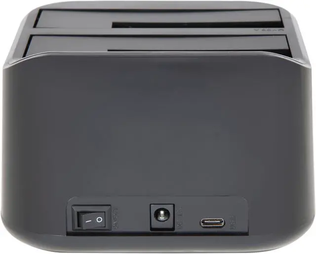 Alt view image 4 of 7 - CineRAID CR-H238 USB-C / 3.1 Gen2 10 Gbps Dual-Bay Drive Dock and Standalone Hard Drive Duplicator