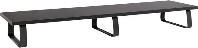 Main image of Tripp Lite Dual-Monitor Riser Stand for Desk, Black Wood & Steel Desktop Organizer for 2 Screens - Computer, Laptop, PC, Printer, & TV Shelf Stand - 39 x 10 inch Platform, 5-Year Warranty (MR4