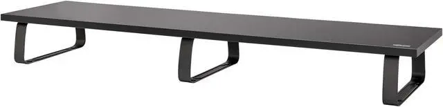 Alt view image 2 of 4 - Tripp Lite Dual-Monitor Riser Stand for Desk, Black Wood & Steel Desktop Organizer for 2 Screens - Computer, Laptop, PC, Printer, & TV Shelf Stand - 39 x 10 inch Platform, 5-Year Warranty (MR4