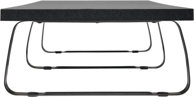 Alt view image 3 of 4 - Tripp Lite Dual-Monitor Riser Stand for Desk, Black Wood & Steel Desktop Organizer for 2 Screens - Computer, Laptop, PC, Printer, & TV Shelf Stand - 39 x 10 inch Platform, 5-Year Warranty (MR4