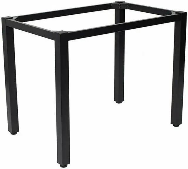 Main image of rocelco desk deluxe floor stand legs for dadr-40 and dadr-46 (r dadrb-fs), 40-46", black