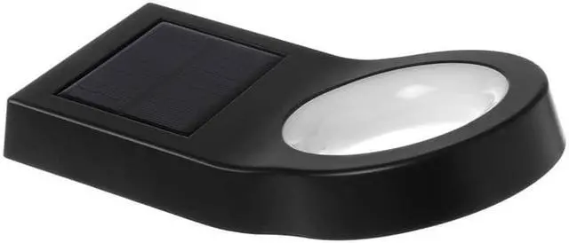 Alt view image 5 of 16 - Home Zone Security Solar Wall Light - Decorative Motion Sensor Modern Outdoor Patio Sconce Light with No Wiring Required, 2-Pack, Black, ELI0990V