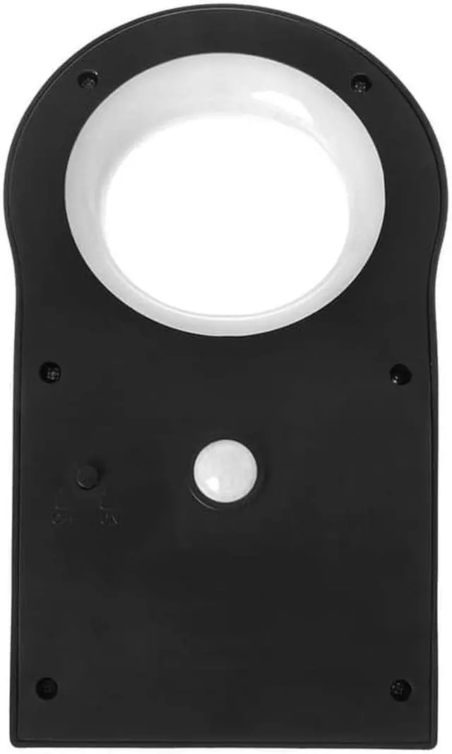 Alt view image 6 of 16 - Home Zone Security Solar Wall Light - Decorative Motion Sensor Modern Outdoor Patio Sconce Light with No Wiring Required, 2-Pack, Black, ELI0990V