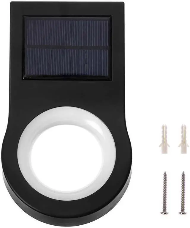 Alt view image 8 of 16 - Home Zone Security Solar Wall Light - Decorative Motion Sensor Modern Outdoor Patio Sconce Light with No Wiring Required, 2-Pack, Black, ELI0990V