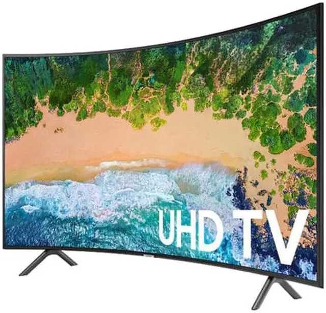 Alt view image 2 of 3 - Samsung NU7300 55" Curved 4K UHD HDR Smart TV UN55NU7300FXZA  (2018)