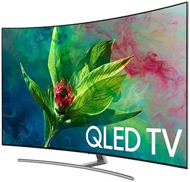 Alt view image 2 of 8 - Samsung Q7CN 55" QLED Curved 4K UHD Q HDR Elite Smart TV QN55Q7CNAFXZA