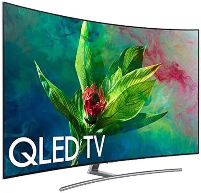 Alt view image 3 of 8 - Samsung Q7CN 55" QLED Curved 4K UHD Q HDR Elite Smart TV QN55Q7CNAFXZA