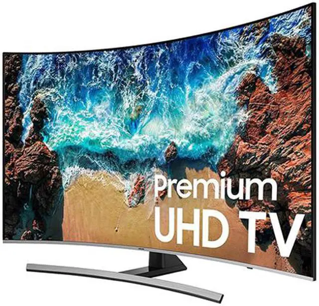 Alt view image 2 of 5 - Samsung NU8500 55" Curved 4K UHD HDR Plus Smart TV UN55NU8500FXZA