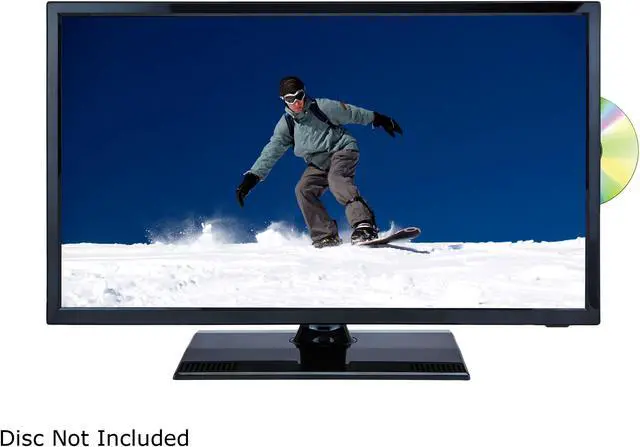 Main image of Naxa NTD-2256 22" Class 1080p Full HD LED TV with DVD/Media Player and Car Package, Shiny Black