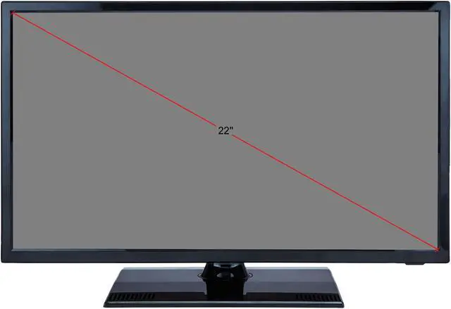 Alt view image 2 of 4 - Naxa NTD-2256 22" Class 1080p Full HD LED TV with DVD/Media Player and Car Package, Shiny Black