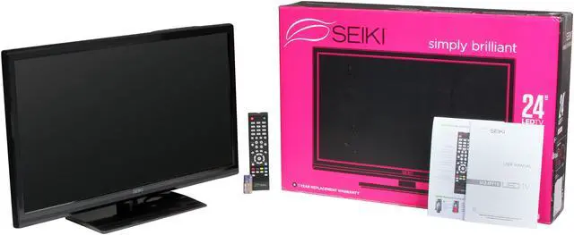 Alt view image 10 of 10 - Seiki SE24FY10 24" Class 1080p 60Hz LED TV - Black