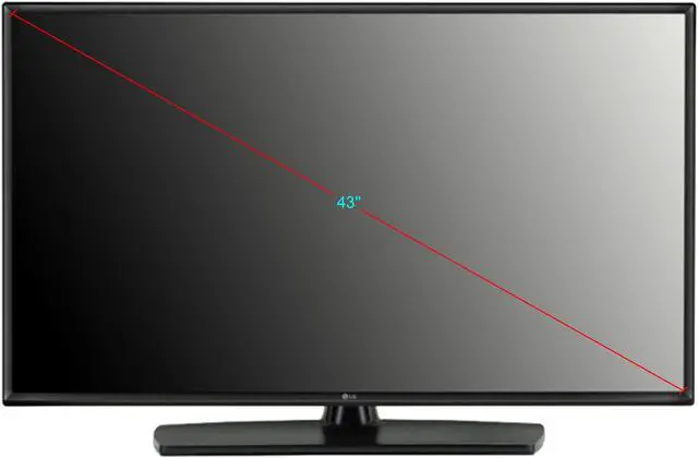 Alt view image 2 of 8 - LG Electronics LT340H 43" 1920 x 1080 FHD LED Commercial Stand Hospitality TV