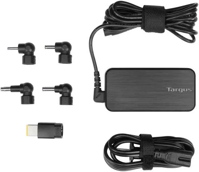Alt view image 4 of 4 - Targus 65W AC Ultra-Slim Universal Laptop Charger - 65 W - 5 V DC, 19.5 V DC Output - APA92US