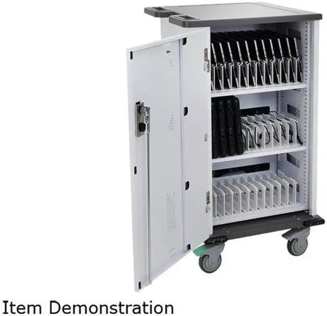 Main image of Ergotron YESBASGMPW4 YES Basic 36 Unit Charging Cart - Metallic Gray, Polar White