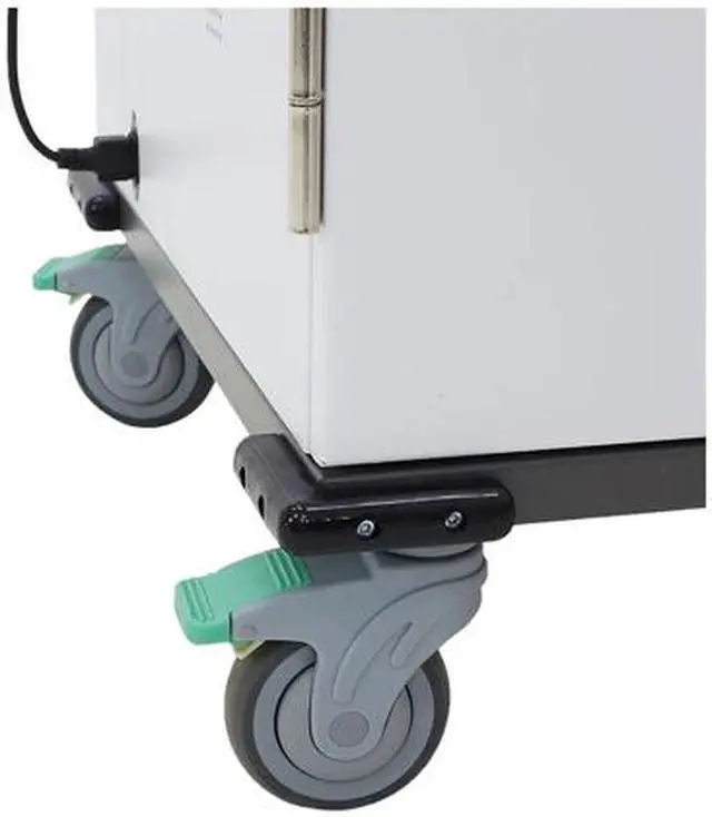 Alt view image 5 of 5 - Ergotron YESBASGMPW4 YES Basic 36 Unit Charging Cart - Metallic Gray, Polar White