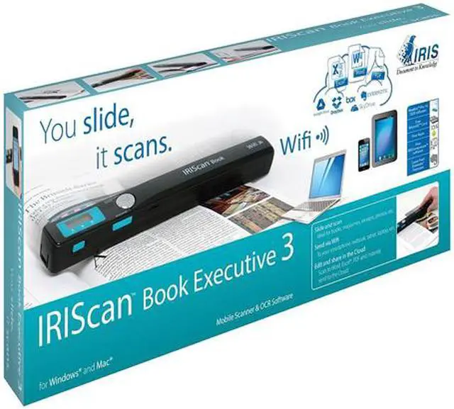 Alt view image 2 of 2 - I.R.I.S IRIScan Book 3 Executive (457889) Up to 900 dpi Wireless Handheld Specialized Scanner