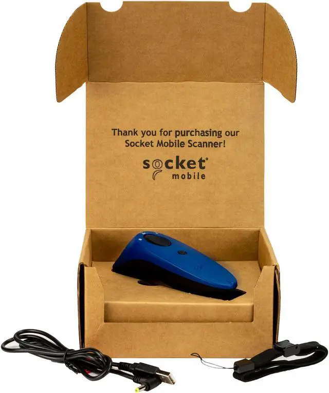 Alt view image 5 of 5 - Socket Mobile SocketScan S700 1D Imager Barcode Scanner with Bluetooth, Blue - CX3360-1682