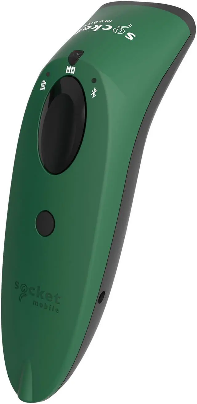 Alt view image 2 of 5 - Socket Mobile SocketScan S730 1D Laser Barcode Scanner with Bluetooth, Green - CX3404-1862
