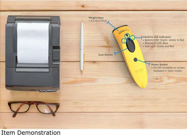 Alt view image 4 of 6 - Socket Mobile Socketscan S740 Handheld Barcode Scanner