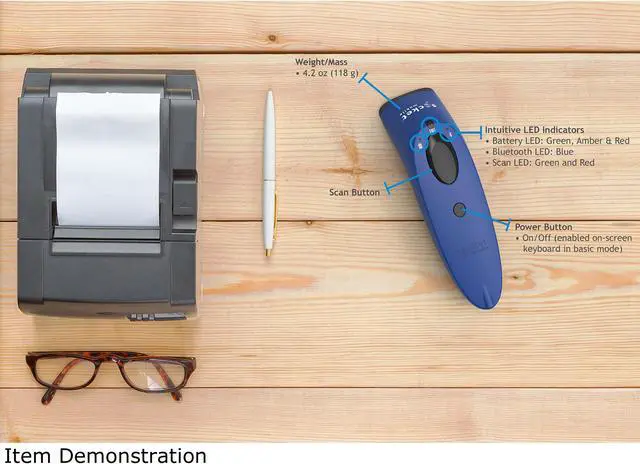 Alt view image 4 of 6 - Socket Mobile Socketscan S740 Handheld Barcode Scanner