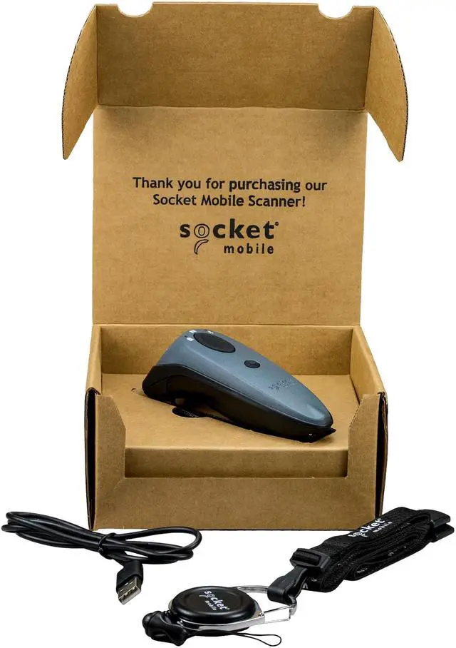 Alt view image 4 of 4 - Socket Mobile DuraScan D760 1D/2D Omnidirectional Barcode Scanner and Passport Reader with Bluetooth, Utility Gray - CX3435-1890