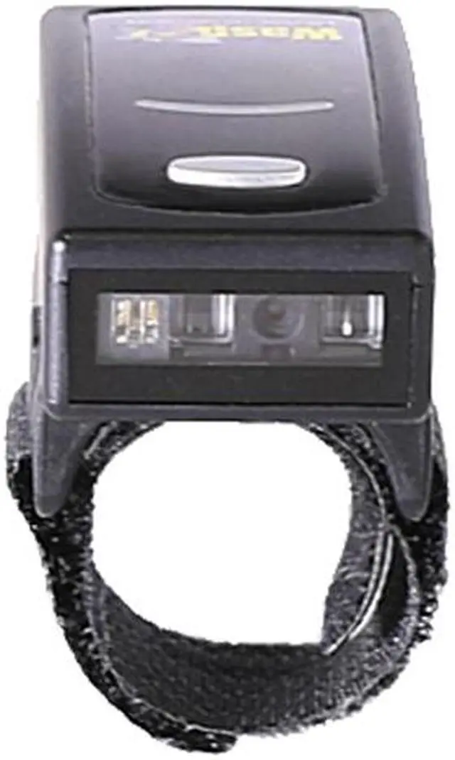 Main image of Wasp 633809004018 WRS100SBR Wearable 1D Ring Barcode Scanner,  Bluetooth 4.1 - Black