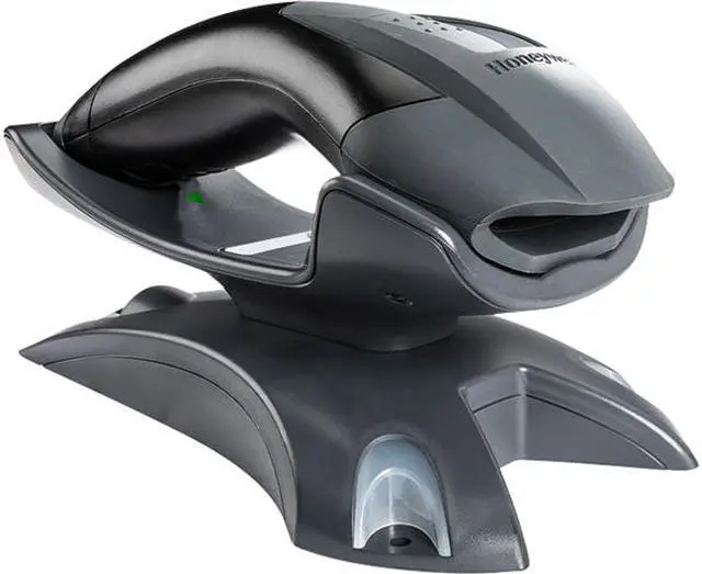 Main image of Honeywell Eco-friendly Voyager 1202g-bf Wireless Laser 1D Barcode Scanner, RS232/USB/KBW/IBM, Bluetooth 10m, USB Kit, Black - 1202G-2USB-5BF