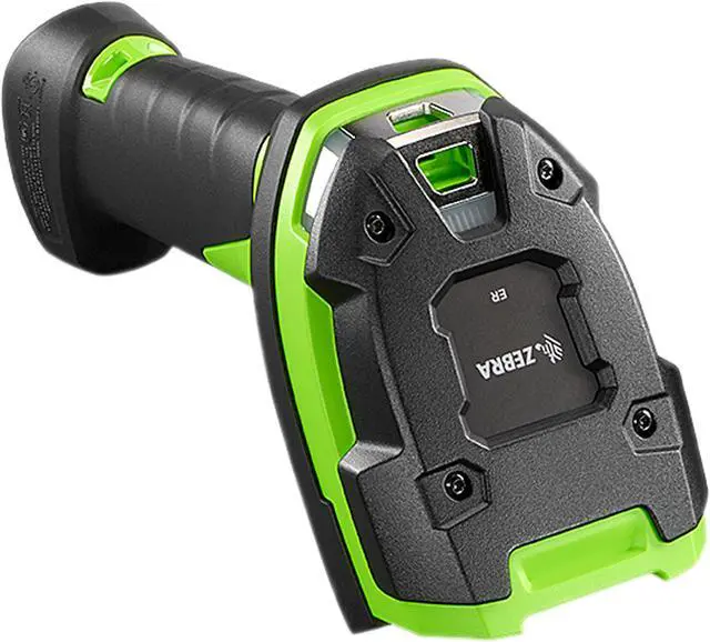 Alt view image 2 of 2 - Zebra DS3608-ER Corded Ultra Rugged 1D/2D Barcode Scanner, Extended Range, Vibration Motor, TAA Compliant, Industrial Green - DS3608-ER20CC3VTNA (Scanner Only)