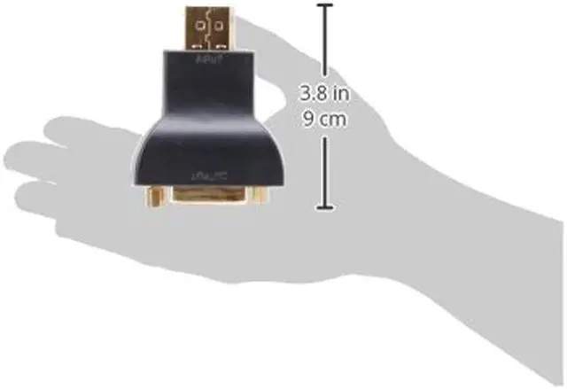 Alt view image 3 of 3 - AddOn DISPLAYPORT2DVIADPT AddOn DisplayPort Male to DVI-I (29 pin) Female Black Adapter - 100% compatible with select devices.