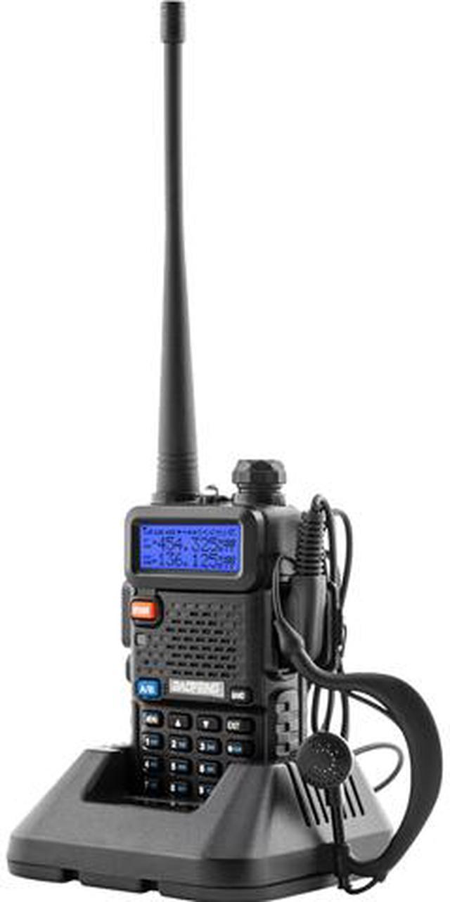Baofeng UV-5R VHF136-174/UHF400-470MHz Dual Band FM HAM Two Channel Radio  Black