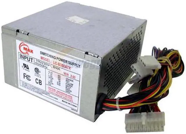 Alt view image 2 of 2 - MAXTOP LC-B350ATX 350 W ATX Power Supply