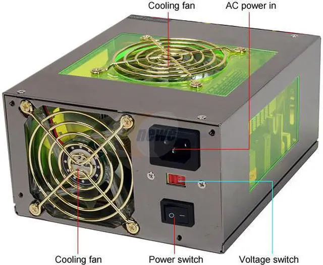 Alt view image 2 of 10 - ePOWER EP-450XP-C1G 450 W ATX12V Power Supply