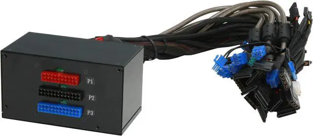 Alt view image 8 of 12 - ePOWER EP-2000P10-T3 2000 W ATX12V Ver.2.2 SLI Ready CrossFire Ready Modular Active PFC Power Supply - OEM