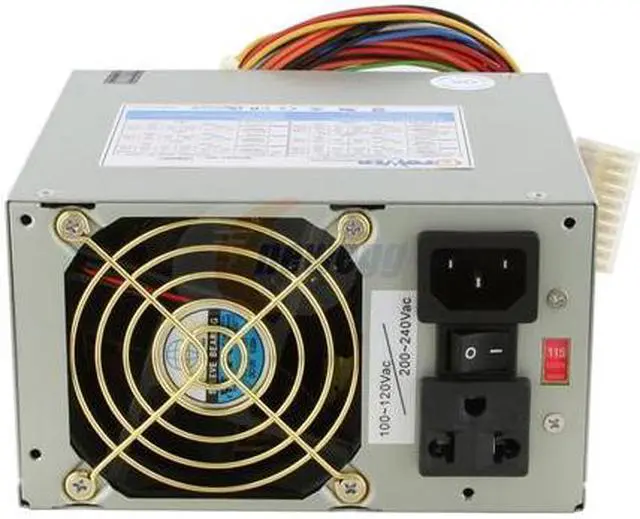 Alt view image 2 of 6 - ePOWER EP-500 500 W ATX12V Power Supply - OEM