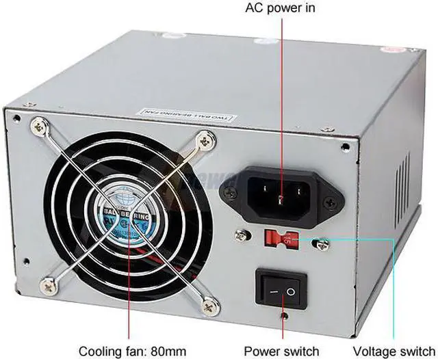 Alt view image 2 of 8 - AMS Mercury PP-4603EPS-X 460 W EPS12V Power Supply