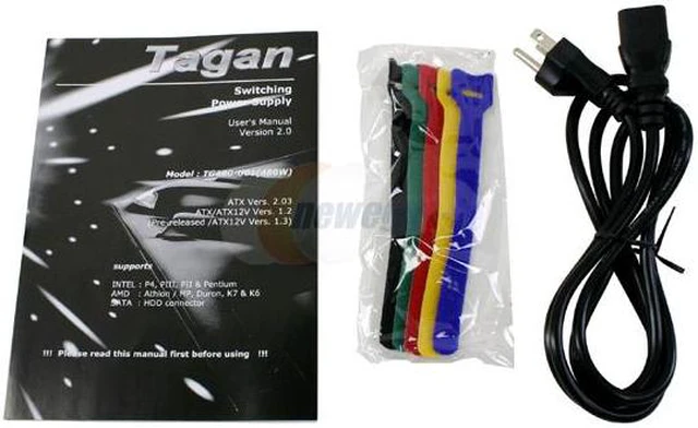 Tagan TG-480 480W ATX Power Supply - Newegg.com