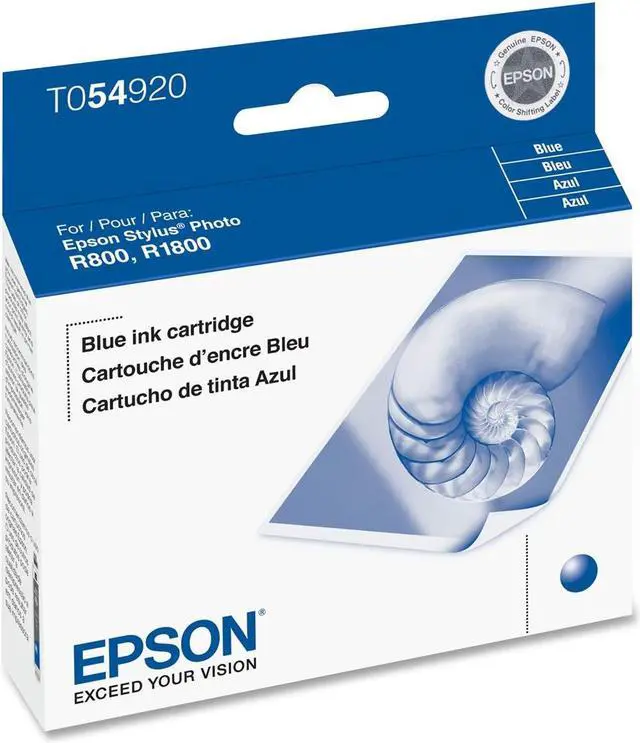 Main image of EPSON® T054920 Inkjet Cartridge for Stylus® Photo R800; Blue