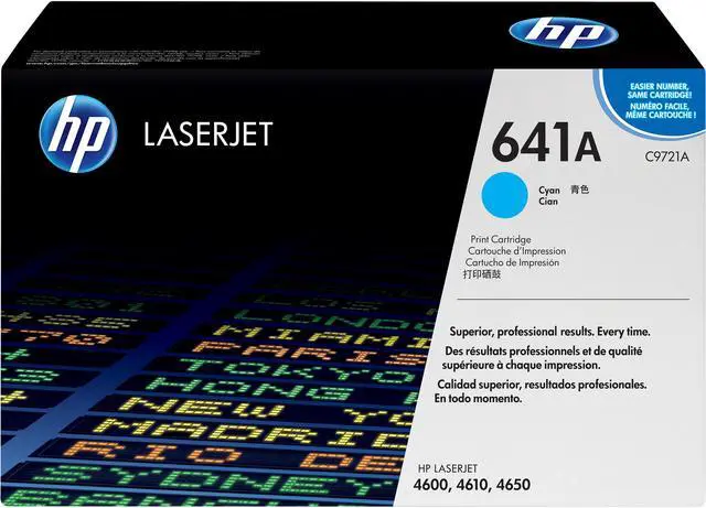Main image of HP 641A LaserJet Toner Cartridge - Cyan
