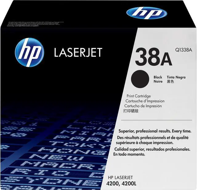 Main image of HP 38A LaserJet Toner Cartridge - Black