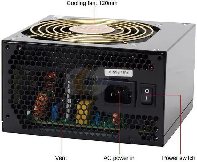 Alt view image 2 of 7 - SPARKLE R-SPI600GLN 600 W ATX12V / EPS12V SLI Ready CrossFire Ready 80 PLUS Certified Active PFC Power Supply