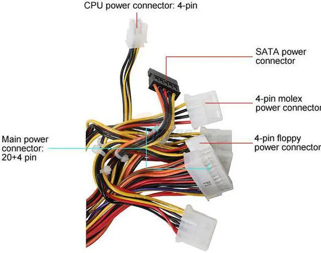 Alt view image 4 of 5 - SPARKLE SPI350PFB 350 W ATX12V 80 PLUS Certified Active PFC Power Supply - OEM