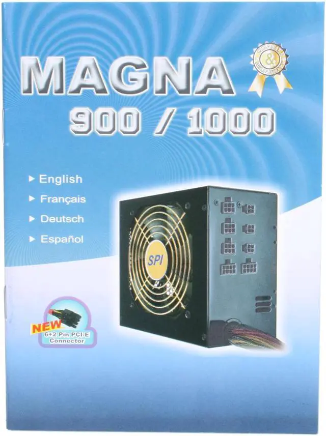 Alt view image 9 of 10 - SPARKLE Magna R-SPI900GCM 900 W ATX12V / EPS12V SLI Ready CrossFire Ready 80 PLUS Certified Modular Active PFC Power Supply