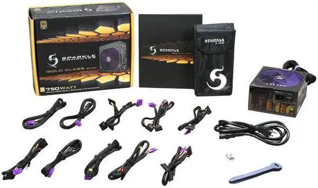 Alt view image 7 of 7 - Sparkle Computer Corp GOLD CLASS SCC-750AF 750 W ATX12V / EPS12V 80 PLUS GOLD Certified Modular Active, 0.99PF Typical PFC Power Supply