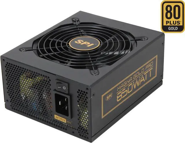 Main image of SPARKLE Magna GOLD PRO series R-FSP850-50TGM 850 W ATX12V V2.3 & EPS12V V2.92 SLI Ready CrossFire Ready 80 PLUS GOLD Certified Modular Active PFC Power Supply MEET 2013ErP